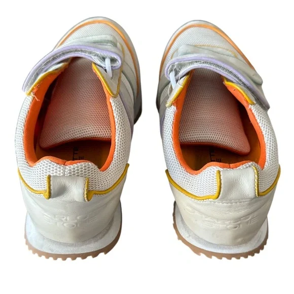 Charlotte Stone Conner Retro Sneaker in Beachball White Multi Size 9 - Picture 6 of 15